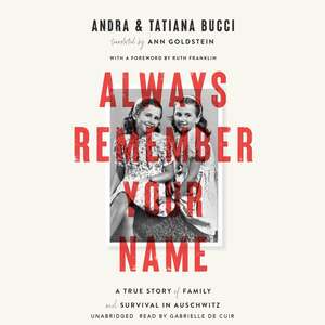 Cover for Always Remember Your Name: A True Story of Family and Survival in Auschwitz